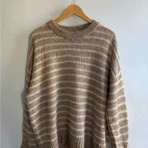 Jenni Kayne Striped Cocoon Crewneck